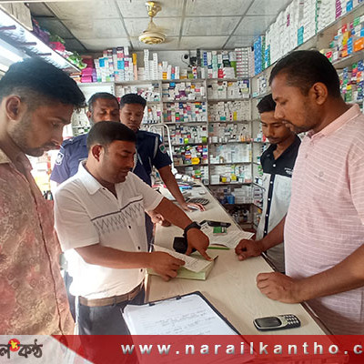 নড়াইলে ভোক্তার অভিযানে ০৩ ব্যবসা প্রতিষ্ঠানকে সাড়ে ৬ হাজার টাকা জরিমানা