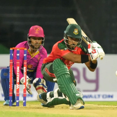 দ্রুততম সেঞ্চুরির রেকর্ড ইমনের, বাংলাদেশ পেল সর্বোচ্চ সংগ্রহ