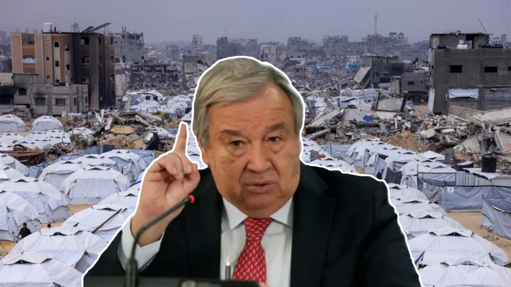ফিলিস্তিন রাষ্ট্র প্রতিষ্ঠা ‘পুরস্কার নয়, অধিকার’: জাতিসংঘ মহাসচিব