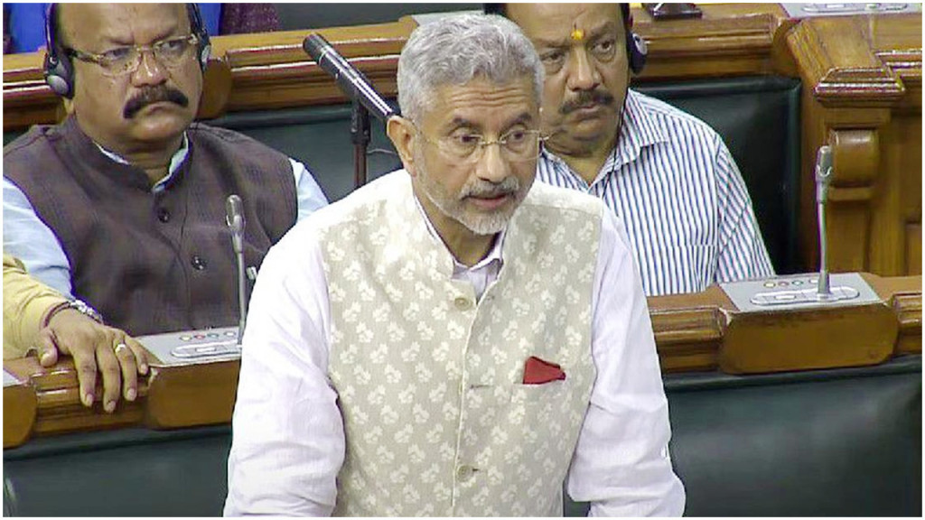 ভারতের সংসদে বাংলাদেশ নিয়ে জয়শঙ্করের বিবৃতি