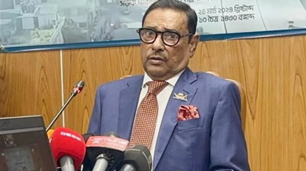 মির্জা ফখরুলের কাছে বিএনপির অবস্থান জানতে চান কাদের