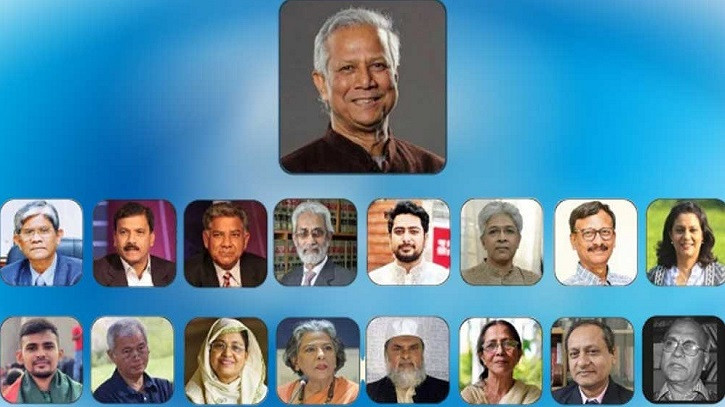 অন্তর্বর্তীকালীন সরকারের উপদেষ্টাদের পরিচিতি