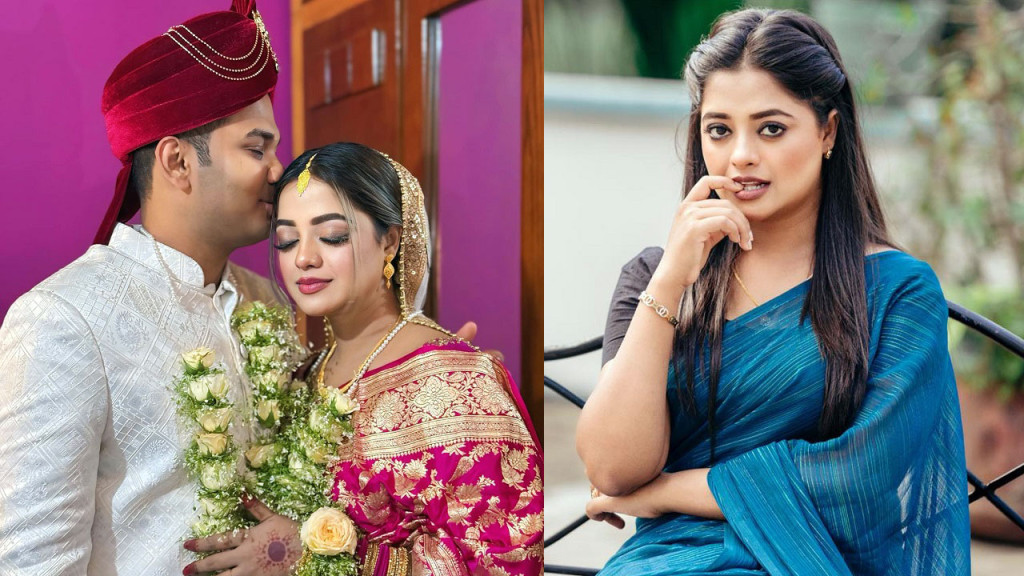 ৮ বছরের বন্ধুকেই বিয়ে করলেন অভিনেত্রী শাকিলা