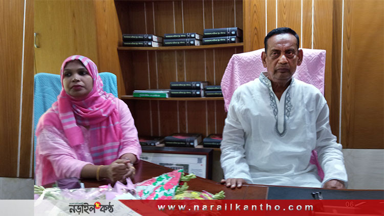 নড়াইল সদর উপজেলার নবনির্বাচিত চেয়ারম্যানের দায়িত্ব গ্রহণ