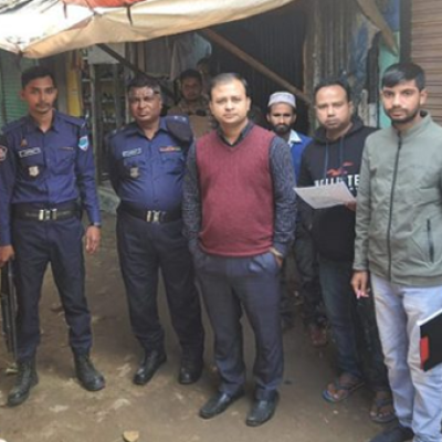 নড়াইলে ১০ প্রতিষ্ঠানকে জরিমানা