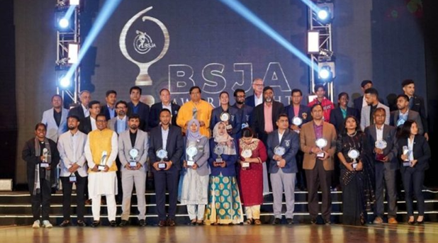 বিএসজেএ অ্যাওয়ার্ড নাইটে তারকার মেলা