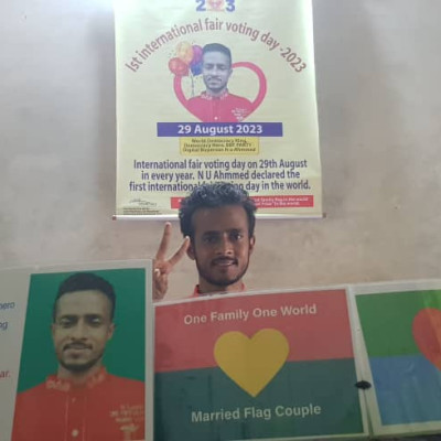 বিশ্বে প্রথম International fair voting day   পালন করলো বিবিএফ পার্টি