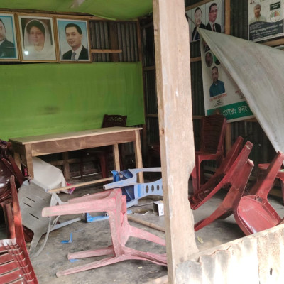 লোহাগড়ায় বিএনপির কার্যালয়, শিক্ষা প্রতিষ্ঠানসহ বাড়িঘর ভাংচুর ও লুটপাটের অভিযোগ