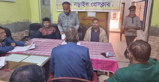 নড়াইলে বাবা হত্যার বিচার চেয়ে সংবাদ সম্মেলনে ছেলে