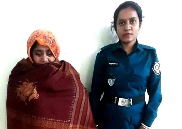 নড়াইল জেলা শ্রমিক ইউনিয়নের সম্পাদকের স্ত্রী মাদকসহ গ্রেফতার