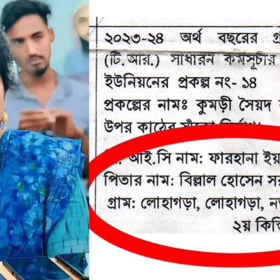 ১ লাখ টাকার প্রকল্প ৫০ হাজারে শেষ!