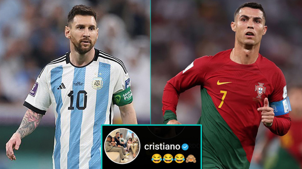 মেসিদের বর্ষসেরা হওয়ার পোস্টে রোনালদোর ‘হা হা’