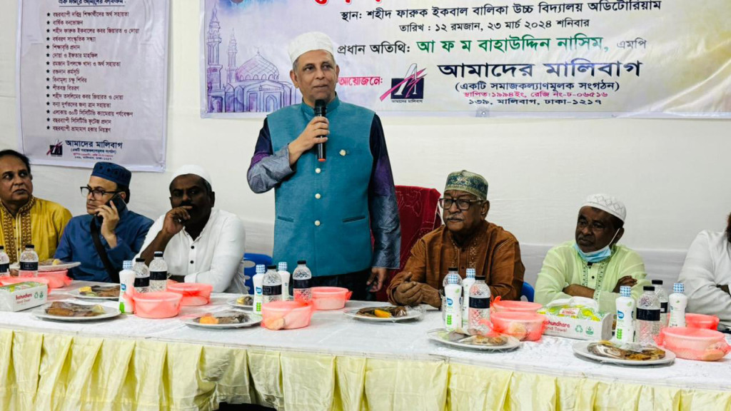 আ.লীগ সব সময় মানুষের পাশে থাকে : নাছিম