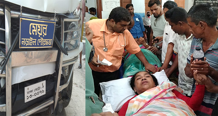 নড়াইল পৌর মেয়রের গাড়ি দুর্ঘটনায় ড্রাইভার নিহত, আহত ৩