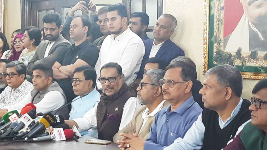 বিদেশি বন্ধুরা বিএনপিকে ছেড়ে চলে গেছে : ওবায়দুল কাদের