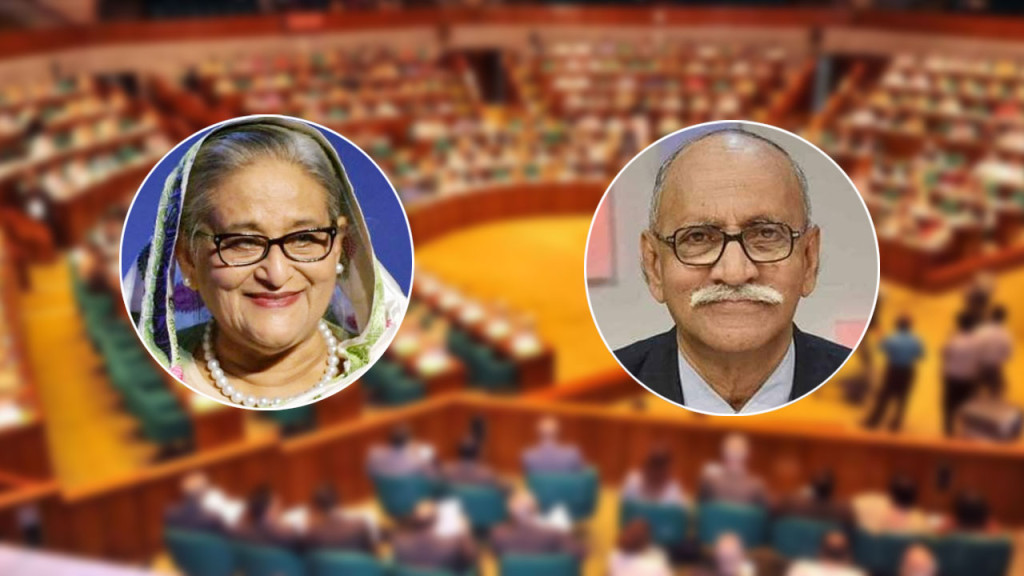 সংসদে প্রধানমন্ত্রীকে স্যালুট জানালেন কল্যাণ পার্টির ইবরাহিম