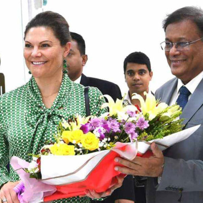 ঢাকায় এলেন সুইডেনের ক্রাউন প্রিন্সেস ভিক্টোরিয়া