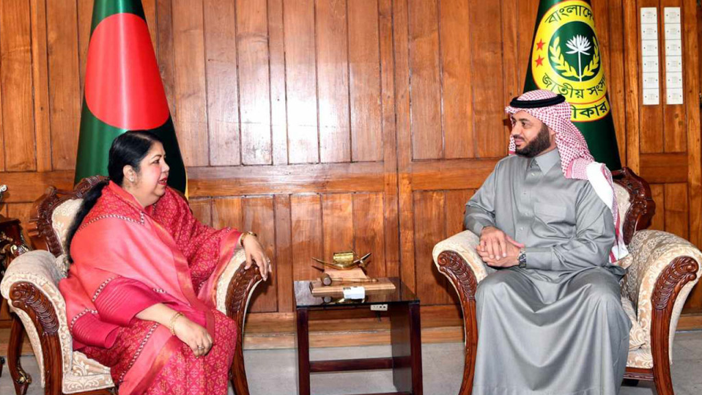 স্পিকারের সঙ্গে সৌদি রাষ্ট্রদূতের সাক্ষাৎ