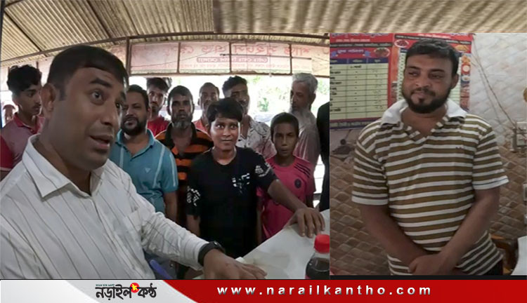 নড়াইলে মিষ্টির দোকানকে অভিযান ৪ হাজার টাকা জরিমানা